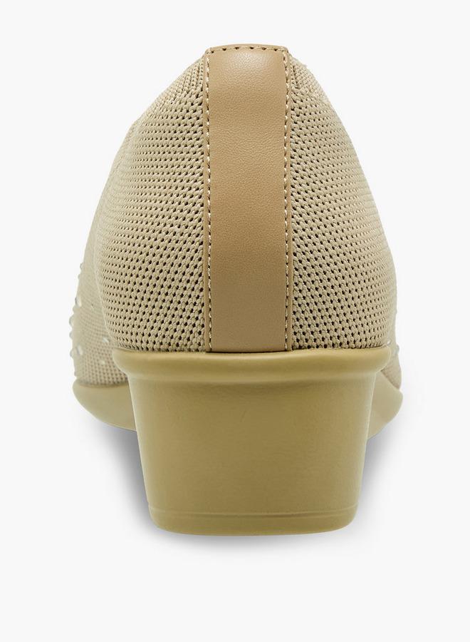 Flora Bella By Shoexpress Women Embellished Wedge Heel Shoes Ramadan Collection - Image 5